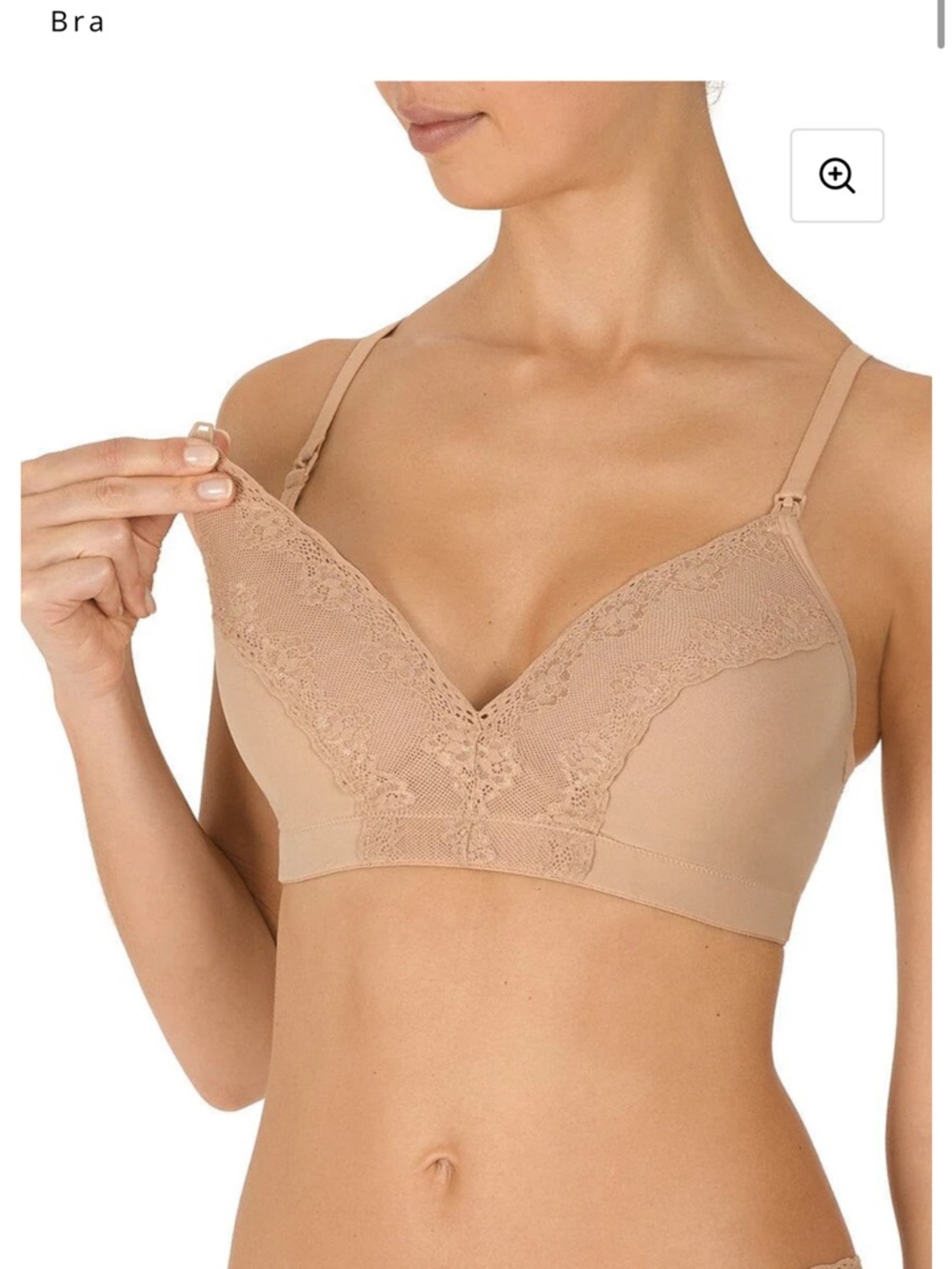 NEW NATORI bliss perfection Lace-Trim Nursing Bra